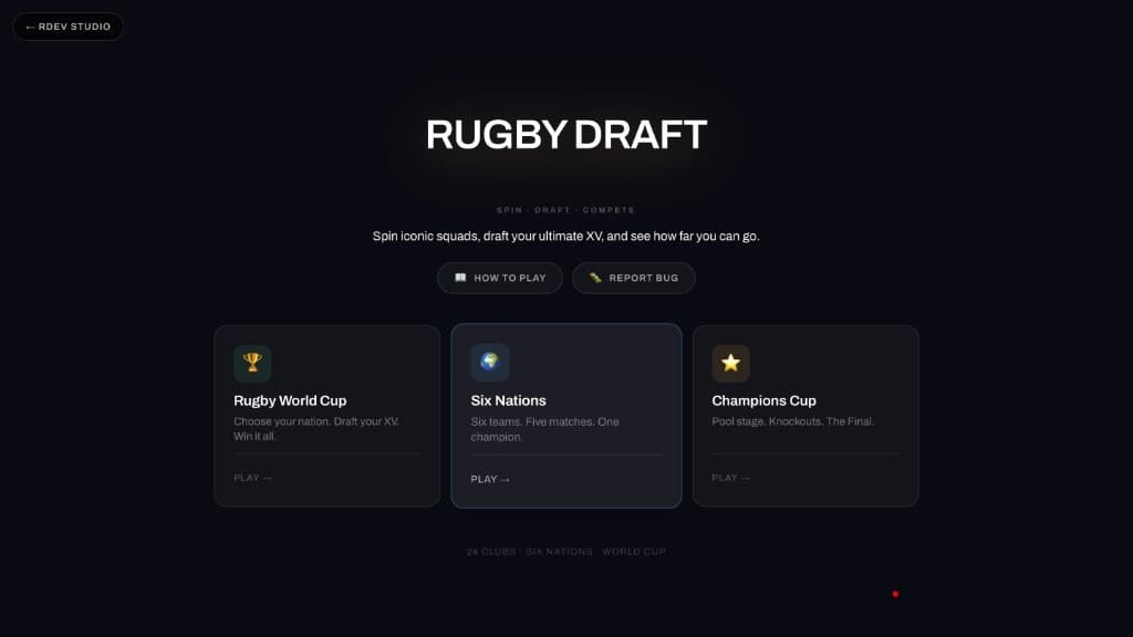 Rugby Draft